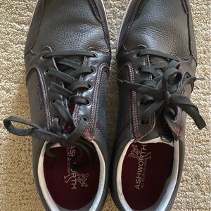 Ashworth Black and Red Men's Sneakers
